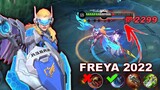 FREYA ONE OF  THE BEST FIGHTER in 2022 | MOBILE LEGENDS