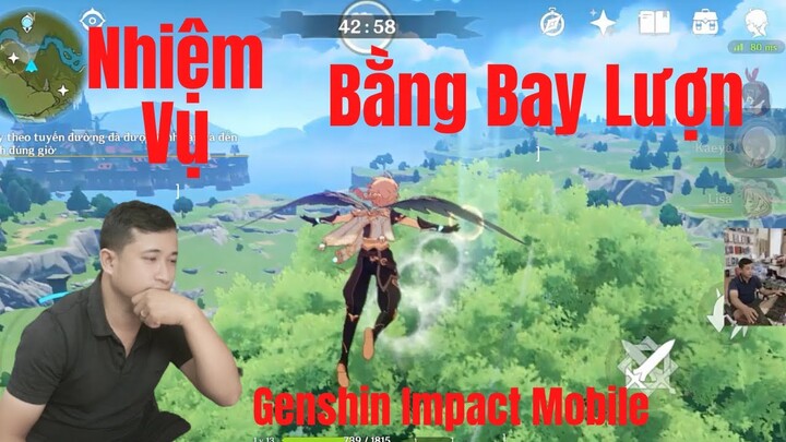 Genshin Impact Mobile : Cách Vượt Ải Nhiệm Vụ Bay Lượn