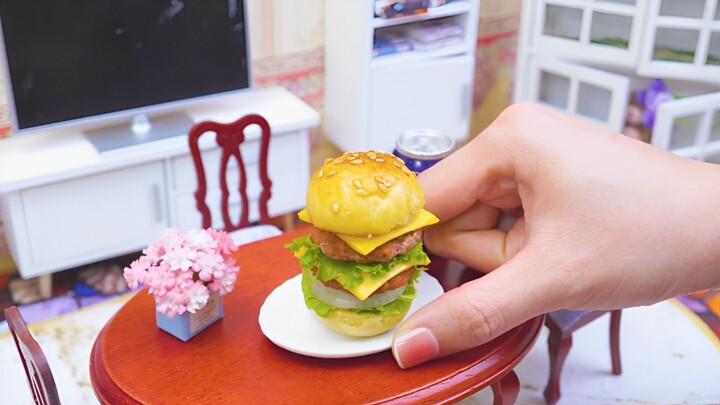Recipes and How to Make Mini McDonald's Big at home - ASMR Mini Food Sound