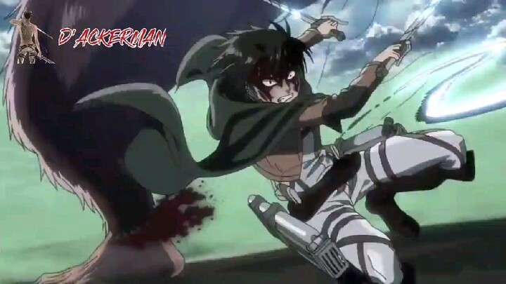 Kehebatan Kapten Levi Saat Melawan Beast Titan