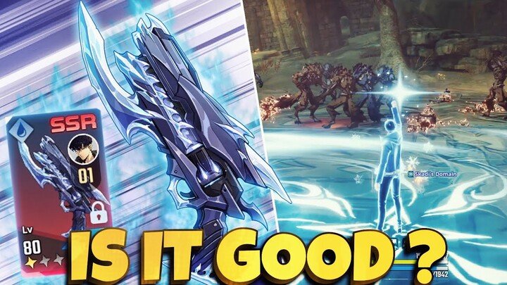 SKADI NEW JINWOO WEAPON IS IT WORTH THE CHASE ?! IS IT ANY GOOD ?! - Solo Leveling Arise