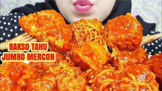 SADIS! ASMR BAKSO TAHU JUMBO MERCON LEVEL PEDAS NERAKA | ASMR INDONESIA