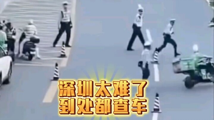 Delivery rider pulls a god-level move: “Dragon’s Tail Swing” to dodge the traffic cop’s grab!