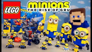 Minions 2 - Rise of Gru LEGO Movie Playsets! Robot Stop Motion Adventure