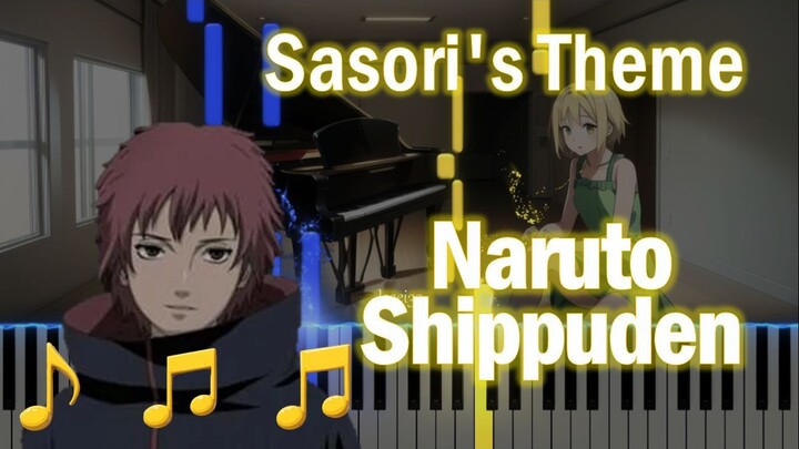 Sasori's Theme (Naruto Shippuden) - Piano Solo Cover  Acordes y Melodía