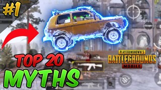 Top 20 MythBusters in PUBG MOBILE | PUBG Myths