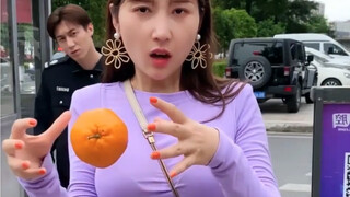揭秘美女橘子悬浮术！
