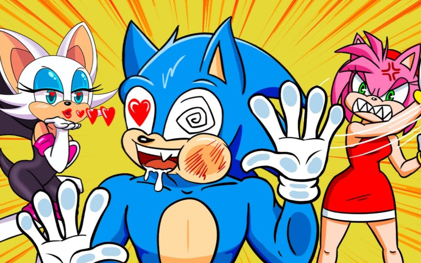 Sonic Meets Amy Rouge