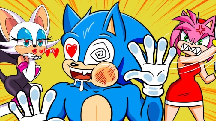 Sonic meninggalkan Amy dan menikahi Bai Fumei Luoji, dan akhirnya tragis