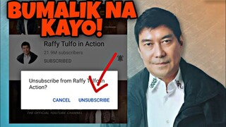 Raffy Tulfo Unsubscribe @Raffy Tulfo in Action | Raffy Tulfo Nagsalita na, #raffytulfoinaction