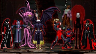 KOF MUGEN: Terror Bosses Team VS Satanic Bosses Team!!!