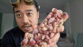 ASMR Red Grape Ice Cream Bar 🍡🍨🧊🍇 - Eating Sounds