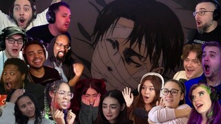 LEVI ISN'T DEAD! ATTACK ON TITAN SEASON 4 PART 2 EPISODE 23 ULTIMATE REACTION COMPILATION