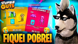 COMPREI TUDO!!!😱ZEREI a LOJA do STUMBLE GUYS e PEGUEI as DUAS SKINS MAIS TOP do JOGO!🔥 ‹ MagLobao ›