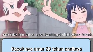 Bapak umur 23 anaknya umur 10?
