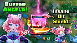 BUFFED ANGELA IS SO OP!!😍INSANE ULT SHIELD🛡️ASPIRANT ANGELA TANK BUILD🔥 @kairachannel🌸