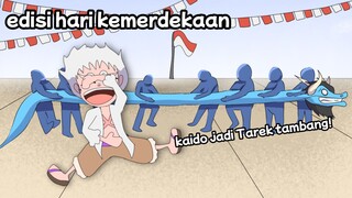 Luffy ikut lomba 17 Agustus. kaido jadi Tarek tambang wkwkwk [animasi parody]