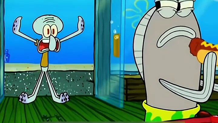 SpongeBob made a hot dog with leftover meat patty scraps, and it was even better than the Krabby Pat