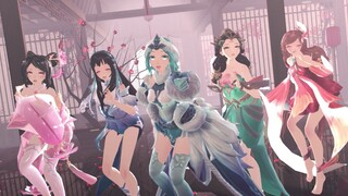 【King of Glory MMD】 Ngũ Pháp Thần! Tham gia vào!