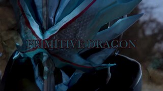 "Beneath the Dragon Knight's sturdy armor lies an ancient dragon weeping for the loss of its beloved