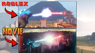 MECHAGODZILLA 2021 MOVIE VS ROBLOX | Movie References | Roblox Godzilla