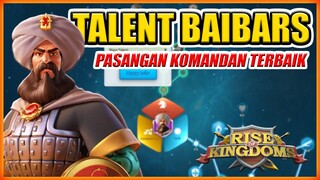 TALENT BAIBARS RISE OF KINGDOMS !! KOMANDAN KUDA EPIK AREA TERBAIK !!
