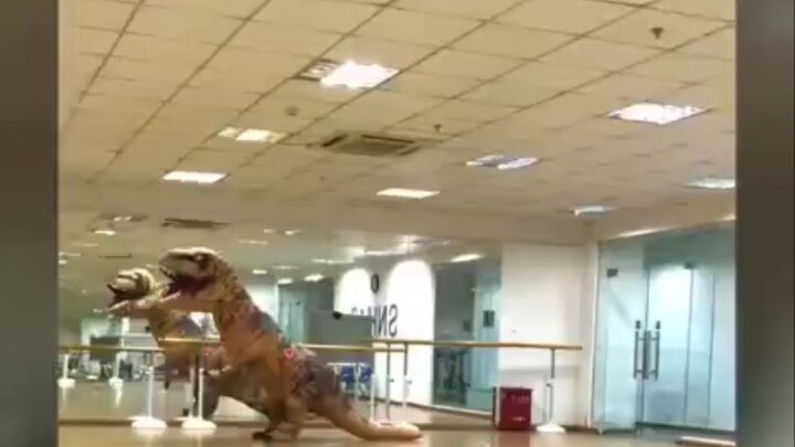 【吕一＆蒋芸】口口一化身恐龙，芸姐发出魔性笑声