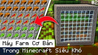 Mình Làm Máy Farm Đồ Ăn Đơn Giản Nhất Trong Minecraft 1.19 Hardcore #2