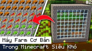 Mình Làm Máy Farm Đồ Ăn Đơn Giản Nhất Trong Minecraft 1.19 Hardcore #2