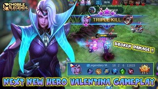 Valentina Mobile Legends , Next New Hero Valentina Gameplay - Mobile Legends Bang Bang