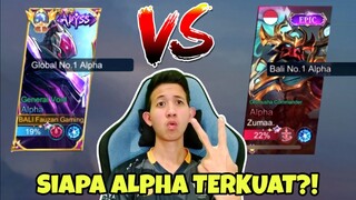 SERU!! ALPHA FAUZAN VS ALPHA TERKUAT DIBALI!