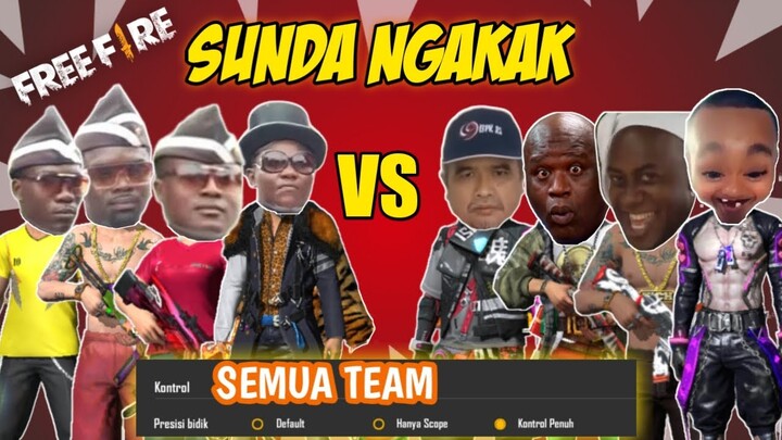 KOCAK..||KALO SEMUA TEAM PAKE SETTINGAN KONTROL PENUH LAWAN BOT PUN KALAH