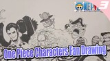 One Piece Characters Fan Drawing
