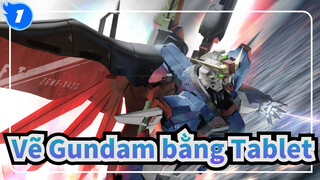 Vẽ Gundam bằng Tablet|SEED -Bay tầm thấp / Photoshop_1