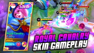 ROYAL CAVALRY FANNY SKIN GAMEPLAY | MLBB