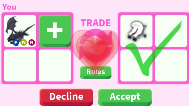 Trading only One letter Trading Challenge || ROBLOX ADOPT ME