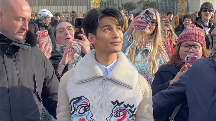 APO NATTAWIN อาโป AT DIOR AUTUMN WINTER 2023-2024 SHOW IN PARIS