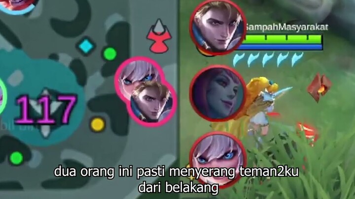 ketika user roam pick Miya - Drama Mobile Legends