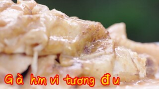 Gà hầm với tương đậu