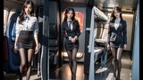 [4K] flight attendant uniform lookbook part 2  | AI Girls #aiart  #lookbook  #beauty