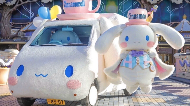 [Cinnamoroll] Chú cún quế nhảy múa siêu đáng yêu, đốn tim luôn_(:з」∠)_