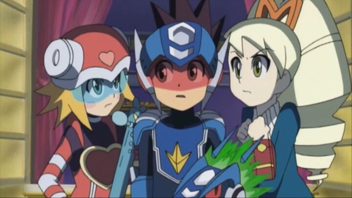Ryusei no Rockman Mega Man Star Force 流星のロックマン Harp Note Collection scenes