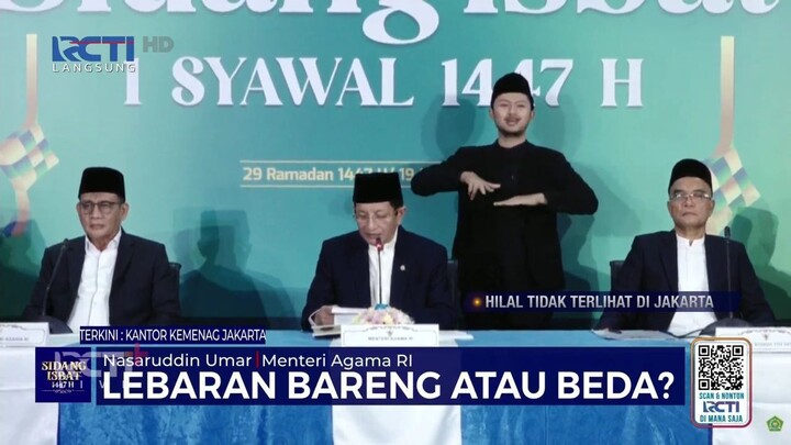 Sidang Isbat 1 Syawal 1447H RCTI 19/03/2026