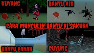 Totorial Cara Munculin Semua Hantu Di Sakura - Sakura School Simulator