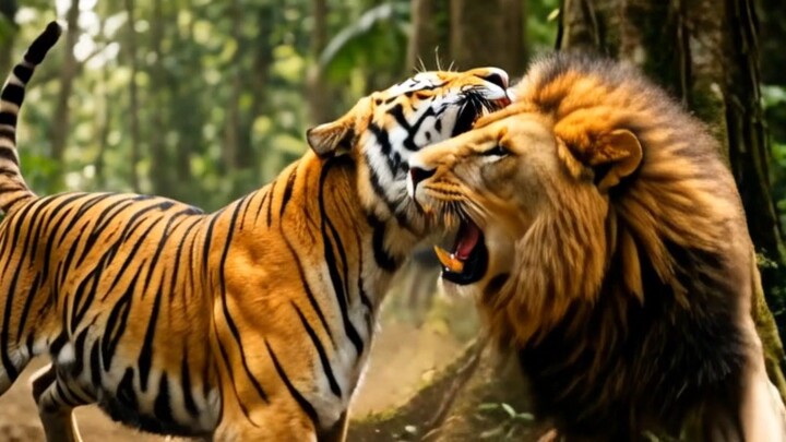 Who Wins? Dangerous Clash Between Tiger and Snake 🔥