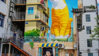 转角遇见喵，在路边画只猫带你进入橘猫宇宙