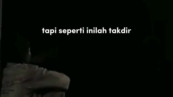 seakan tidak adil. tapi inilah takdir..