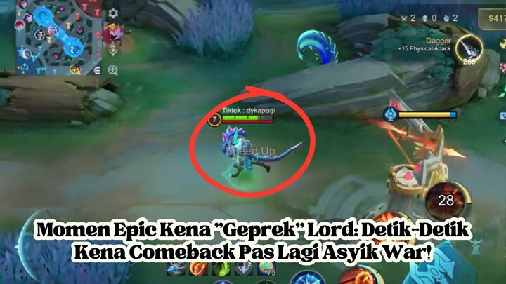 Momen Epic Kena "Geprek" Lord: Detik-Detik Kena Comeback Pas Lagi Asyik War!