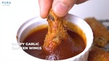 Best Crispy Garlic Chicken Wings - Resep Ayam Crispy