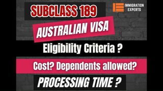 Skilled Immigration to Australia Under Subclass 189